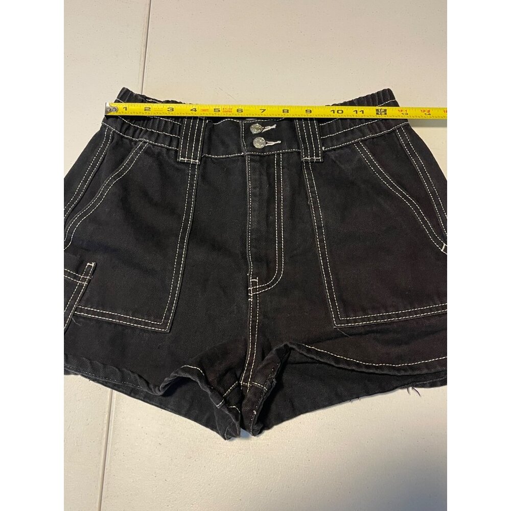 Simple Society Women's High Waist Stretch Denim Short, Size 5/27 - Picture 5 of 10